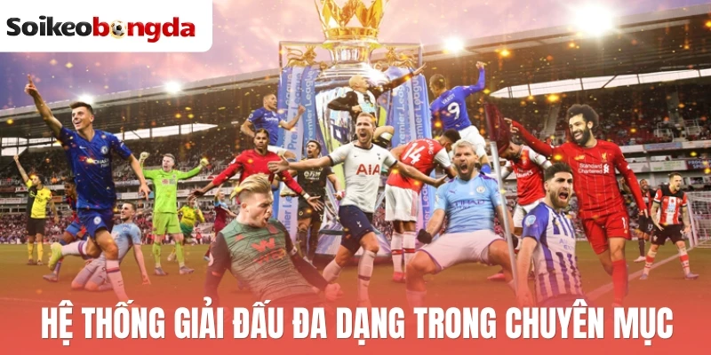 Lịch thi đấu bóng đá hôm nay 72 Hệ thống giải đấu đa dạng trong chuyên mục